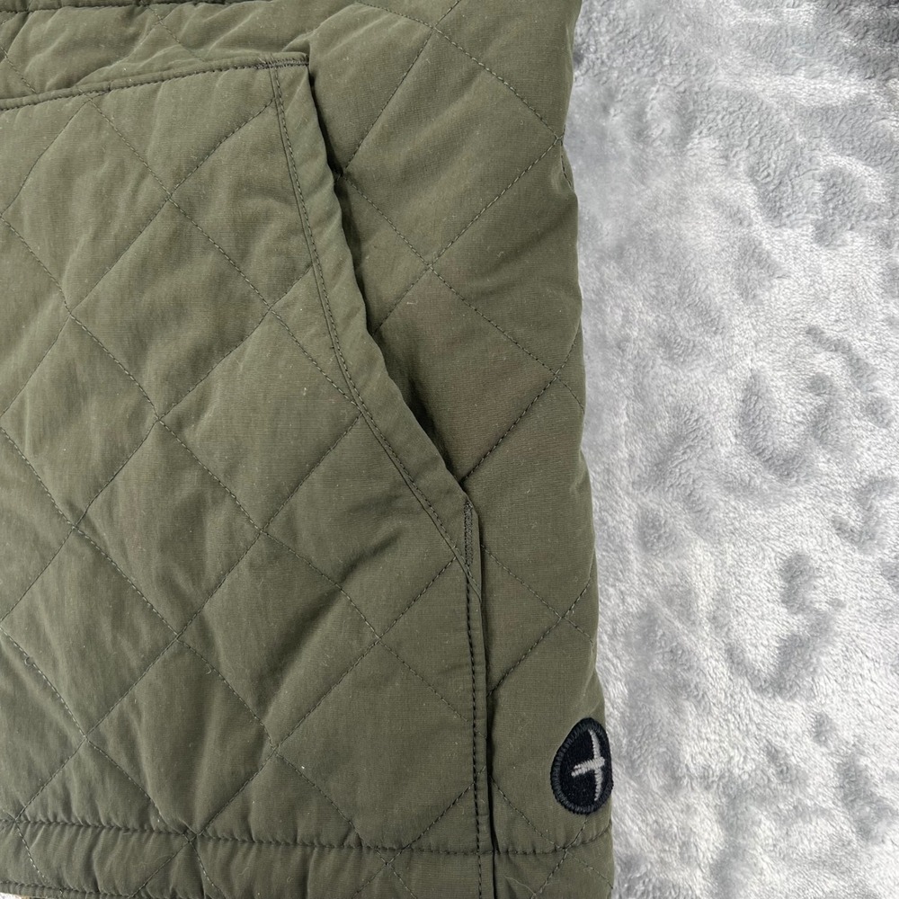 Relwen Quilted Insulated Tanker Jacket Mens M Dark Loden Green Huckberry Coat - Picture 5 of 11